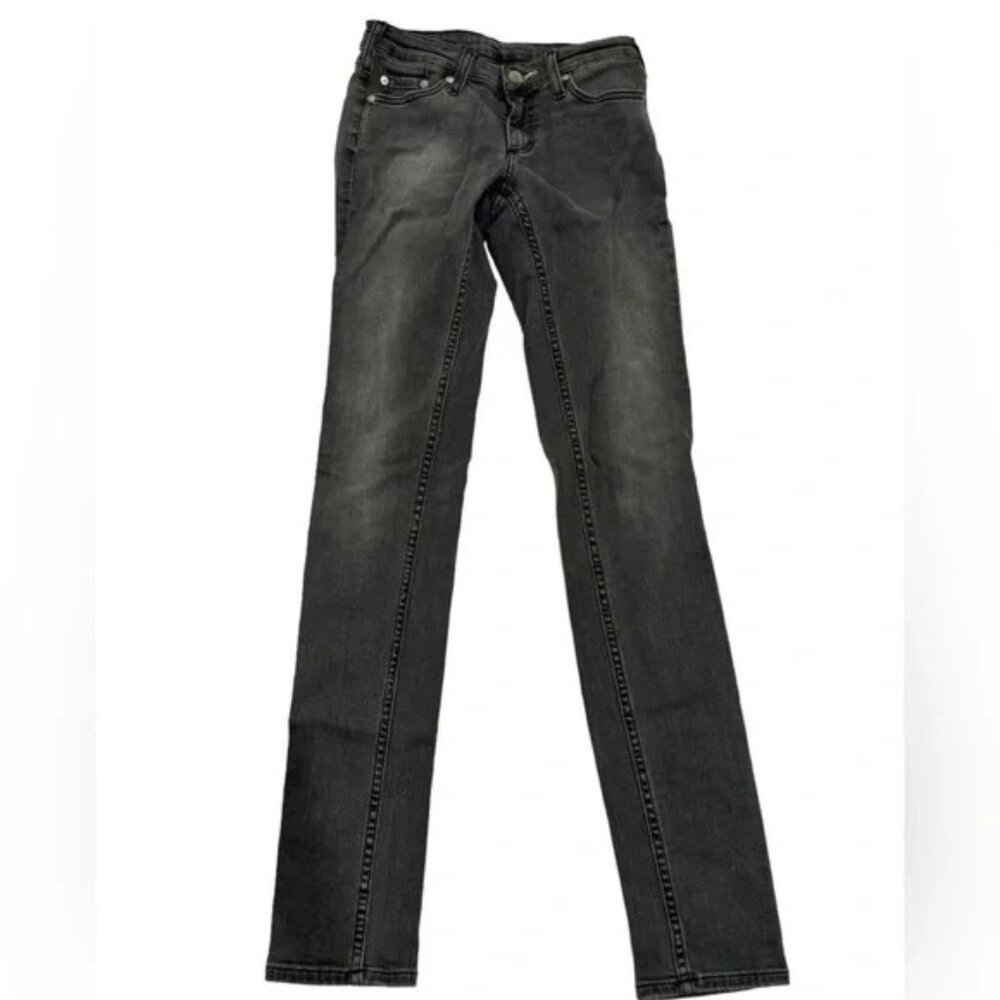 ACNE STUDIOS Kex Nightster Skinny Gray Jeans Size 25